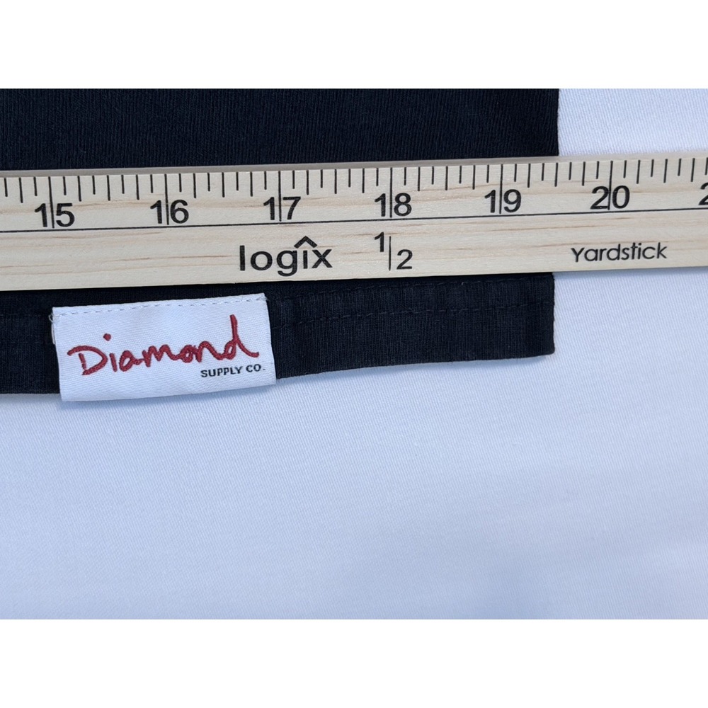 Diamond Supply Co. Mens Size M Medium Black Short Sleeve Shirt - Picture 3 of 10